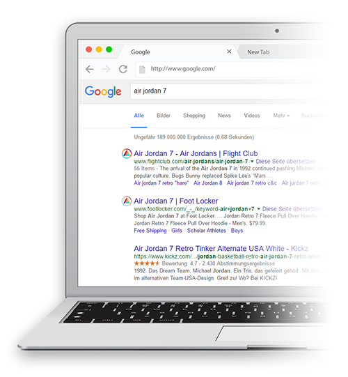 Google for brands and products